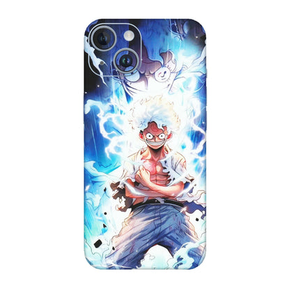 Apple iPhone Skins (All Models) - Blue Thunder Luffy Anime - Matte Finish (M-132) iPhone 14