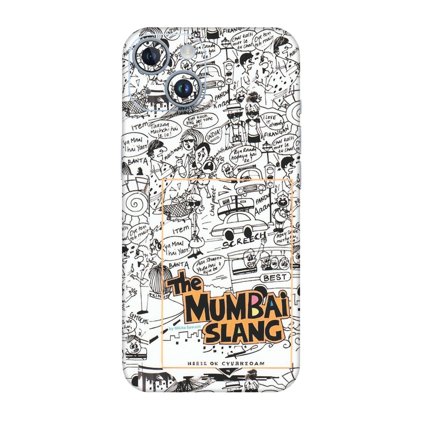 Apple iPhone Skins (All Models) - The Mumbai Slang - Matte Finish (M-142) iPhone 14