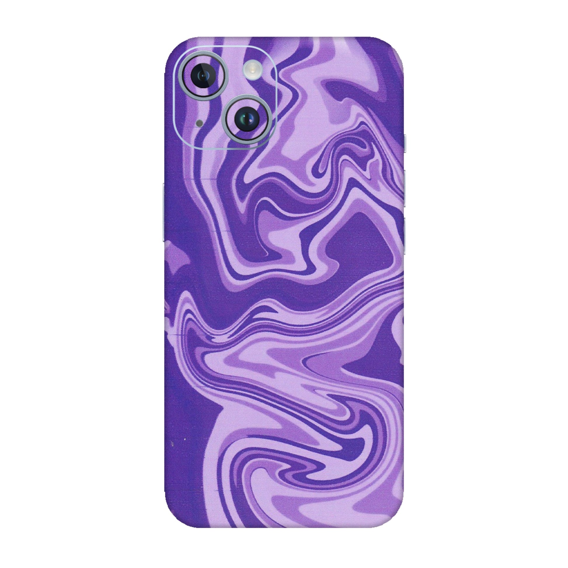 Apple iPhone Skins (All Models) - Hazy Purple Nights - Matte Finish (M-14) iPhone 14