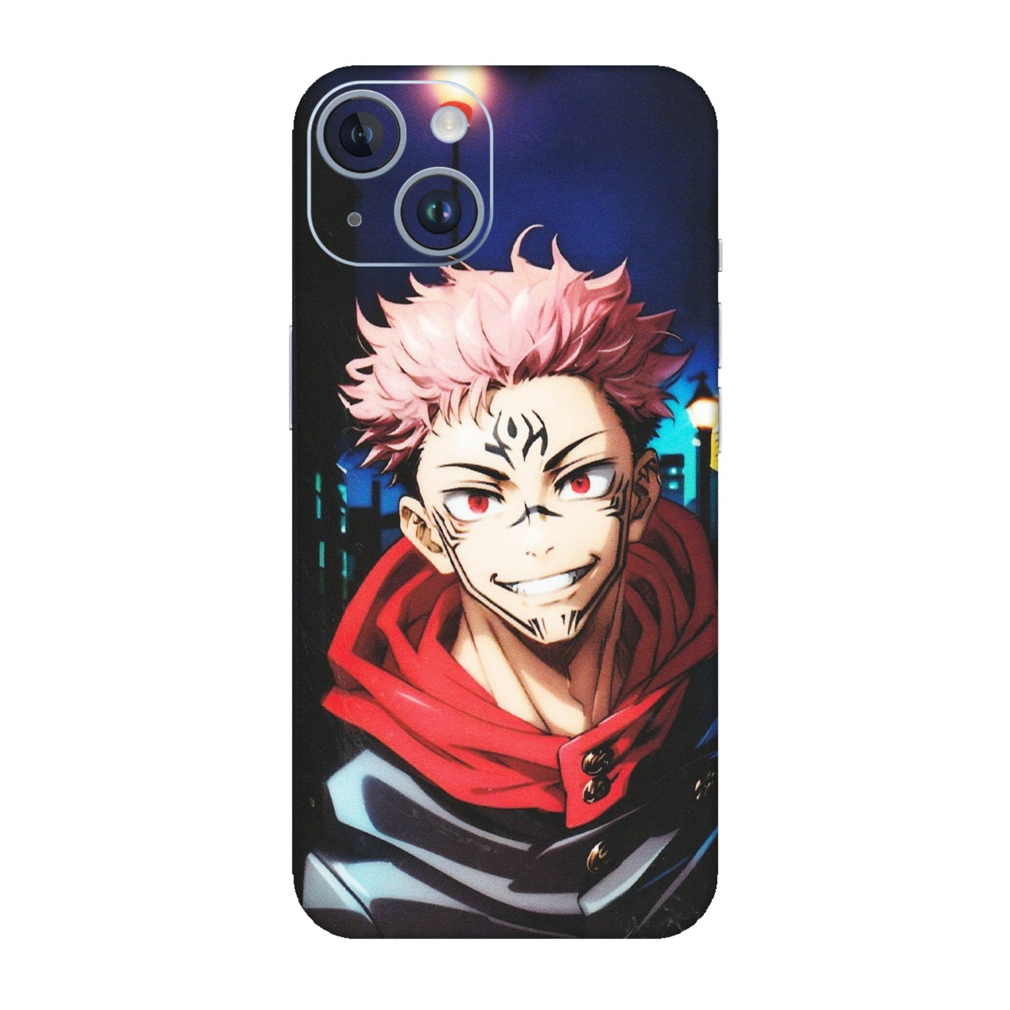 Apple iPhone Skins (All Models) - Yuji Itadori Funny Face Anime - Matte Finish (M-152) iPhone 14