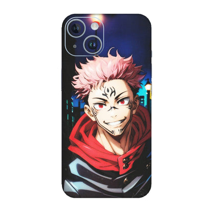 Apple iPhone Skins (All Models) - Yuji Itadori Funny Face Anime - Matte Finish (M-152) iPhone 14
