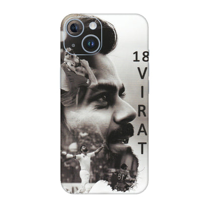 Apple iPhone Skins (All Models) - Virat Kohli Cricketer - Matte Finish (M-163) iPhone 14
