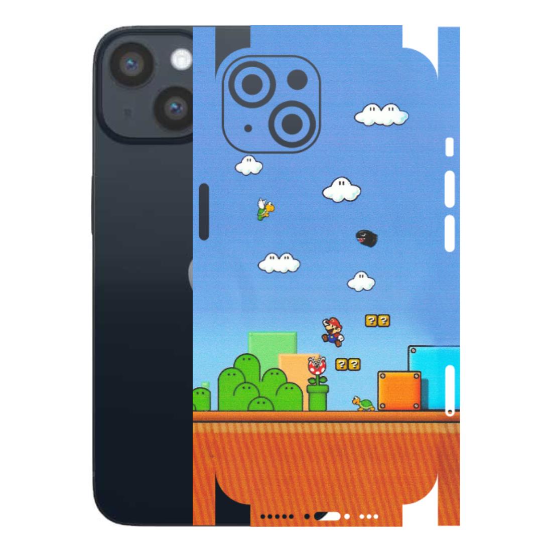 Apple iPhone Skins (All Models) - Mario Game Scene - Matte Finish (M-24) iPhone 14