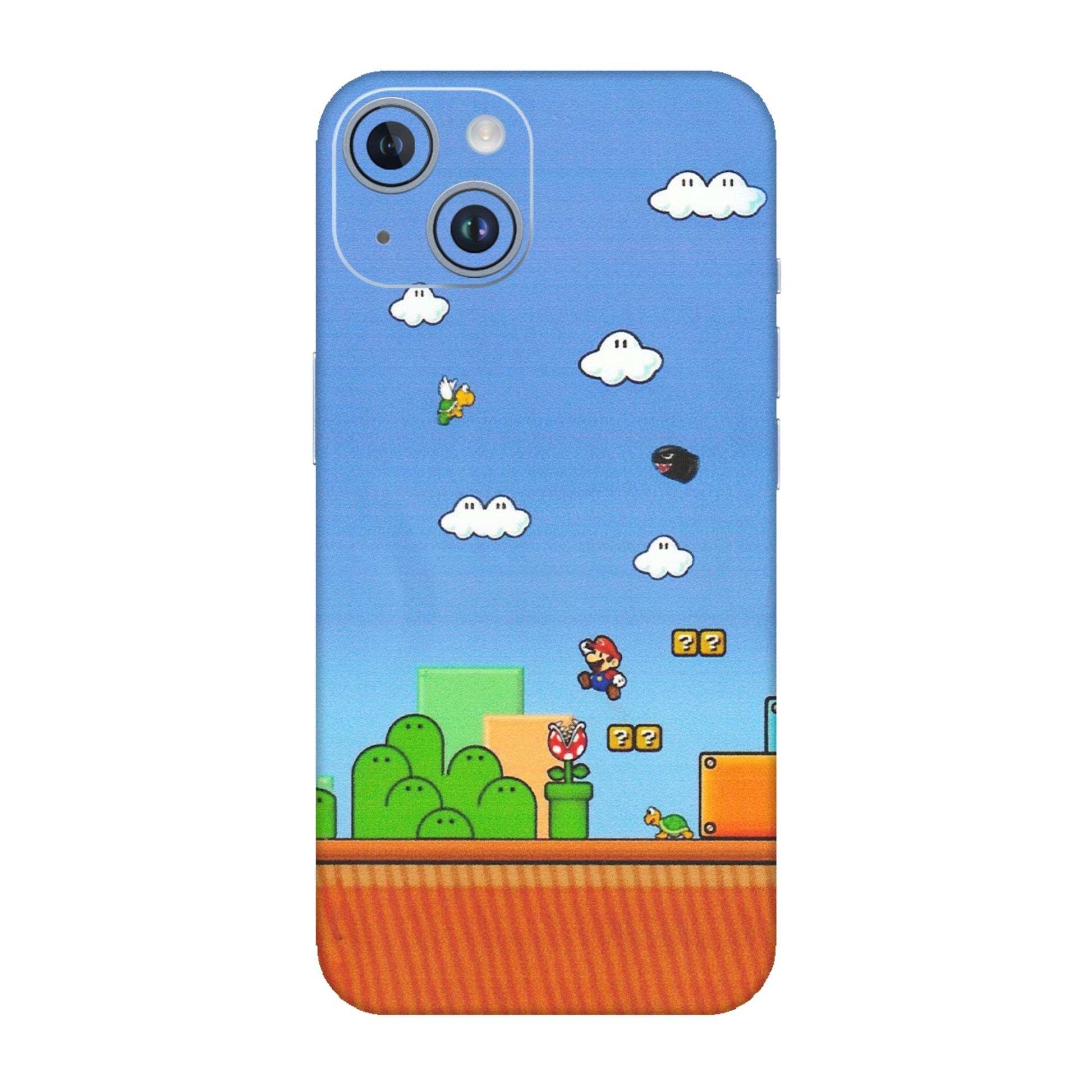 Apple iPhone Skins (All Models) - Mario Game Scene - Matte Finish (M-24) iPhone 14