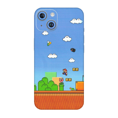 Apple iPhone Skins (All Models) - Mario Game Scene - Matte Finish (M-24) iPhone 14