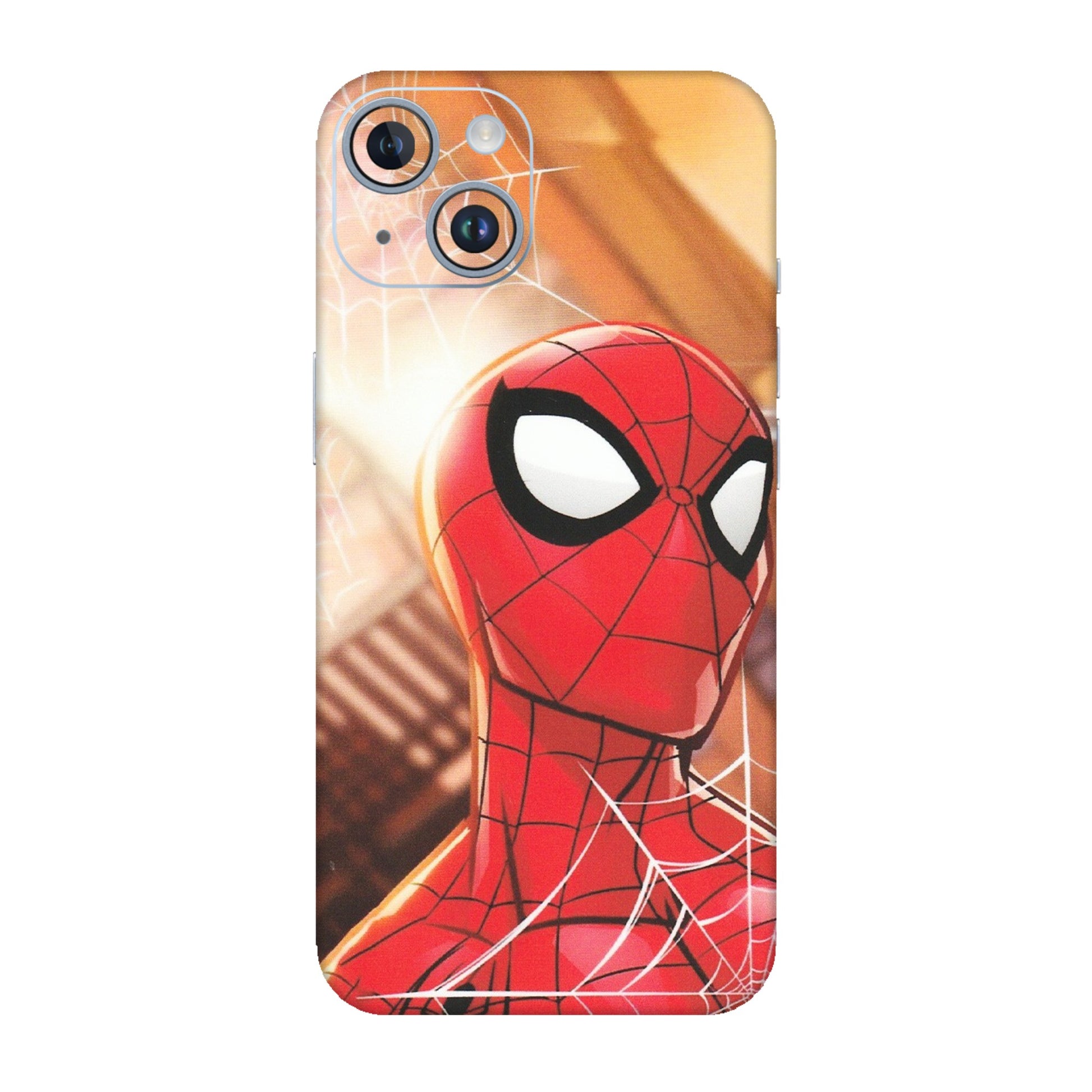 Apple iPhone Skins (All Models) - Spiderman Face New - Matte Finish (M-41) iPhone 14