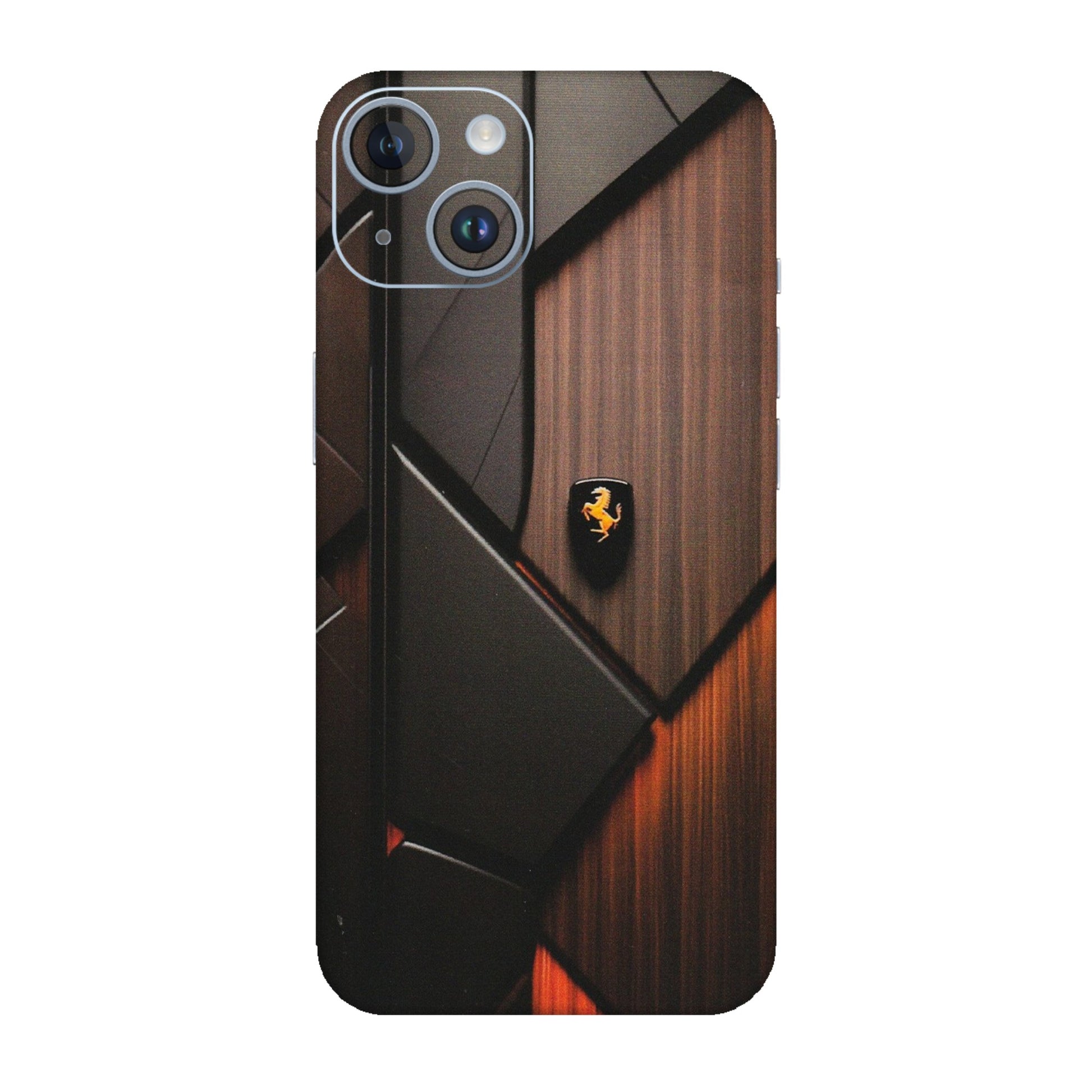 Apple iPhone Skins (All Models) - Lambo Beauty Wood Pattern Sober - Matte Finish (M-51) iPhone 14
