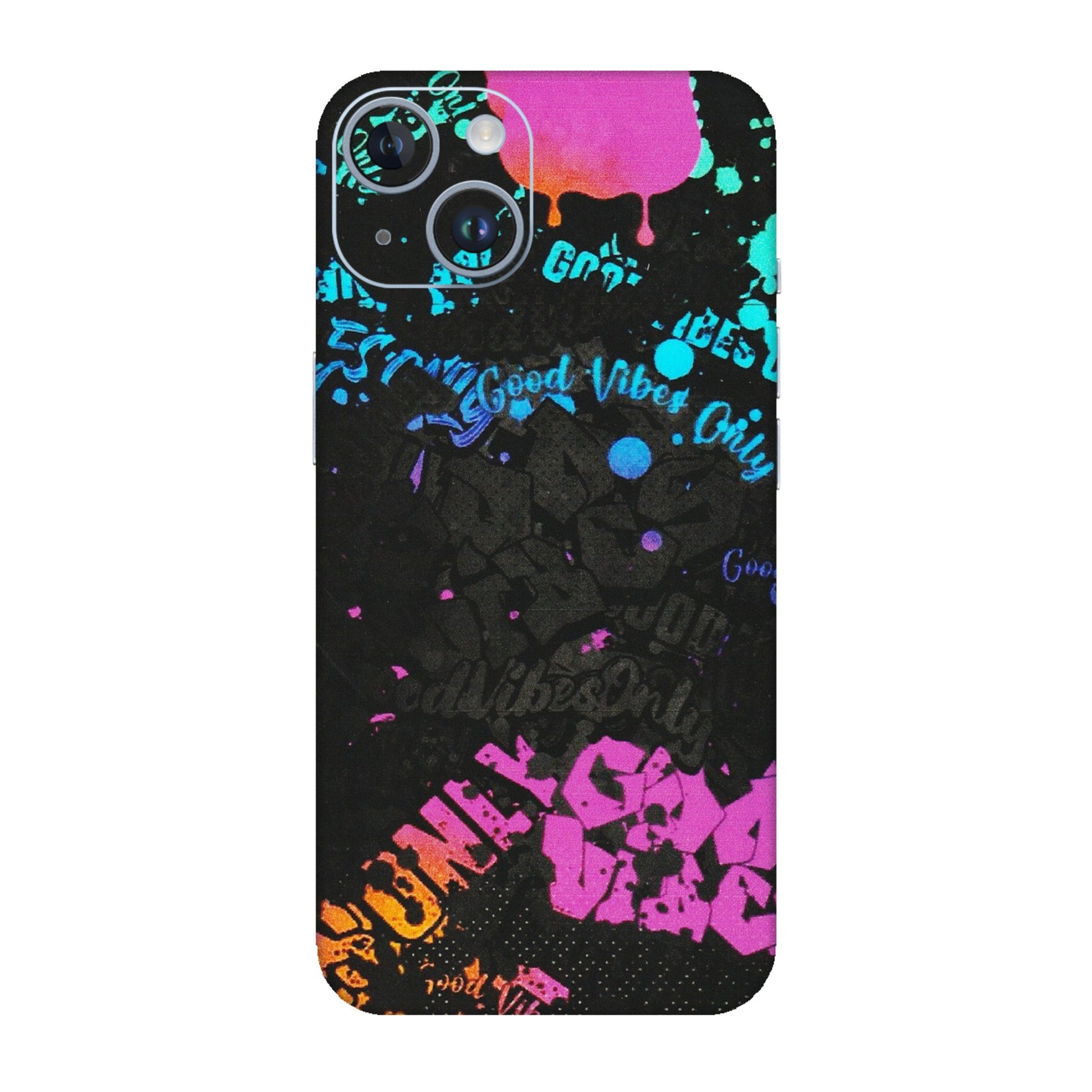 Apple iPhone Skins (All Models) - Majestic Black Vibes - Matte Finish (M-62) iPhone 14
