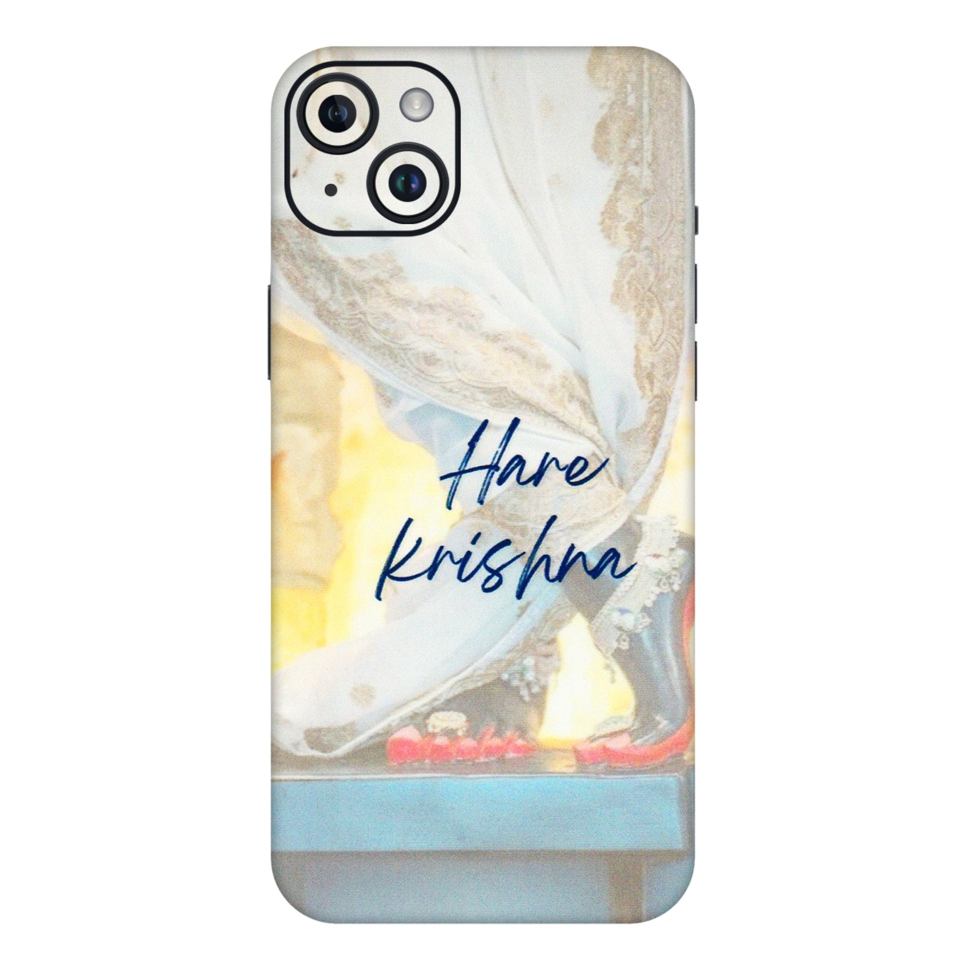 Apple iPhone Skins (All Models) - Hare Krishna - 3D Embossed Finish (L-03) iPhone 14 Plus