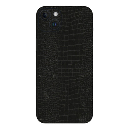 Apple iPhone Skins (All Models) - Snake Leather Black - 3D Embossed Finish (L-107) iPhone 14 Plus