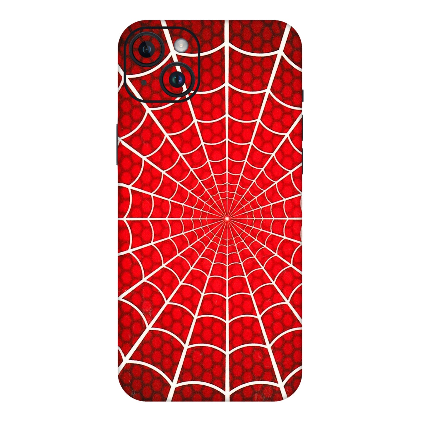 Apple iPhone Skins (All Models) - Classic Spidey Web - 3D Embossed Finish (L-115) iPhone 14 Plus