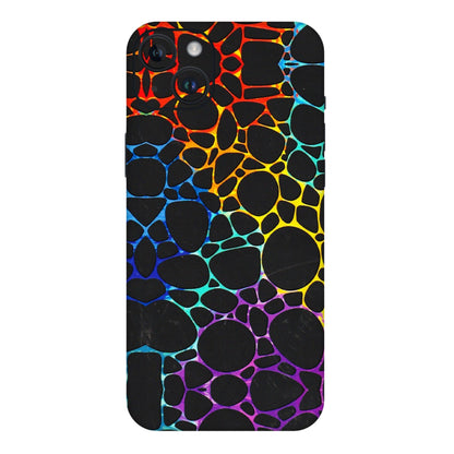 Apple iPhone Skins (All Models) - Abstract Art MultiColour - 3D Embossed Finish (L-133) iPhone 14 Plus