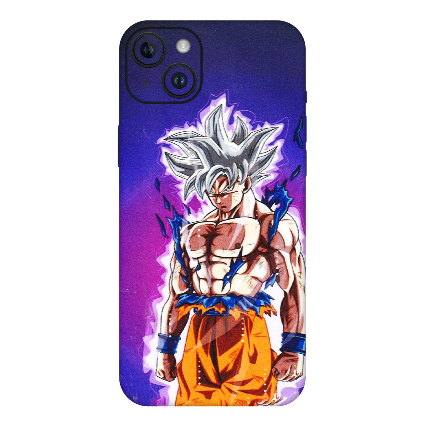 Apple iPhone Skins (All Models) - Goku Purple Anime - 3D Embossed Finish (L-147) iPhone 14 Plus