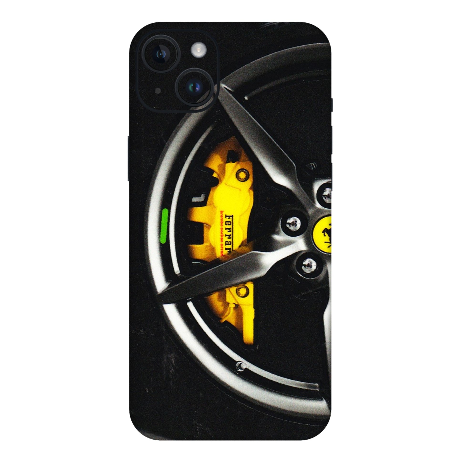 Apple iPhone Skins (All Models) - Ferrari Wheel Alloy - 3D Embossed Finish (L-173) iPhone 14 Plus