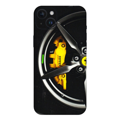 Apple iPhone Skins (All Models) - Ferrari Wheel Alloy - 3D Embossed Finish (L-173) iPhone 14 Plus