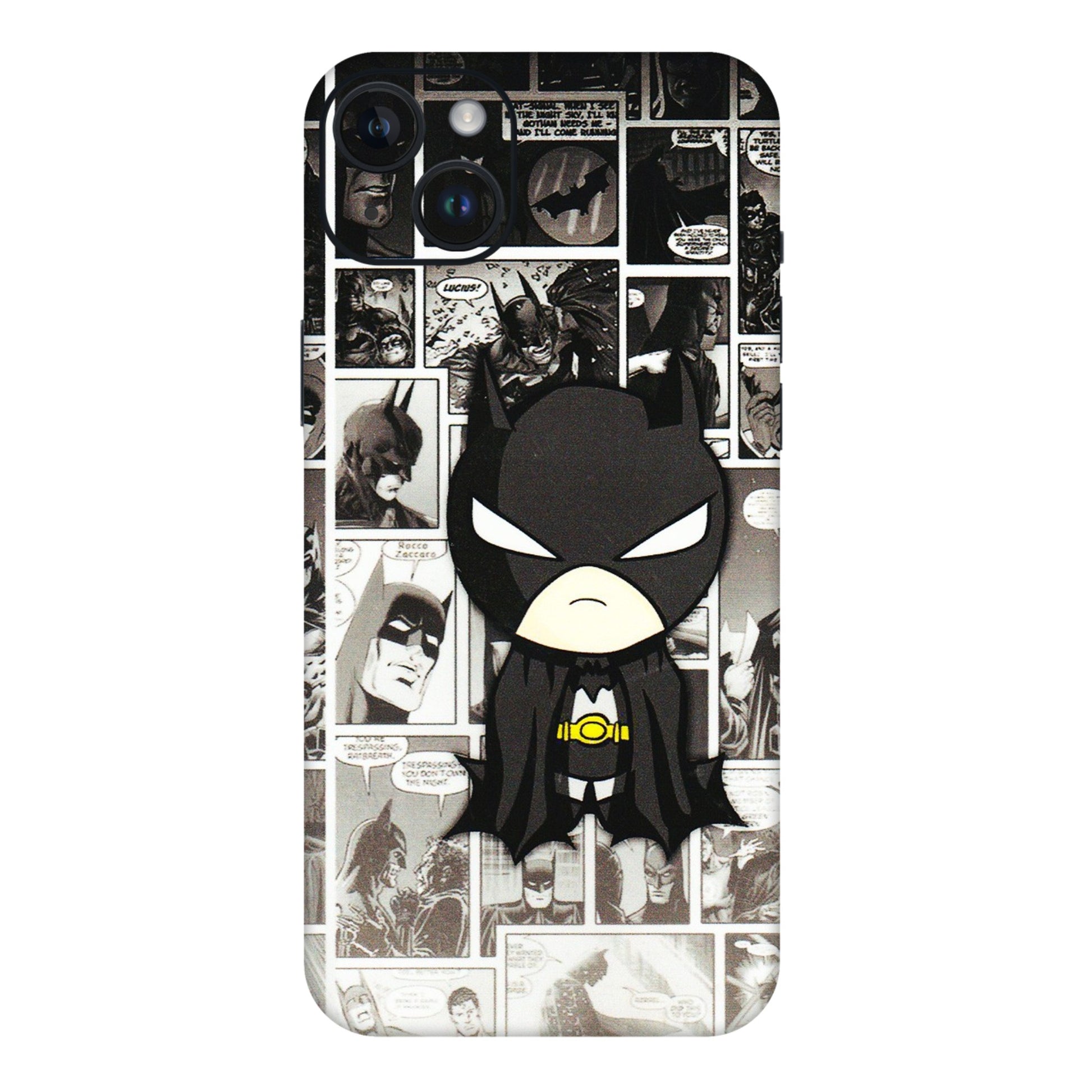 Apple iPhone Skins (All Models) - Toon Batman - 3D Embossed Finish (L-182) iPhone 14 Plus