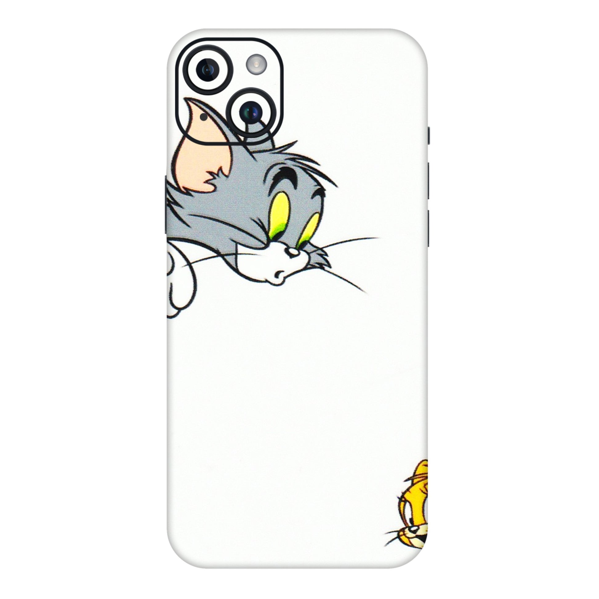 Apple iPhone Skins (All Models) - Cute Tom And Jerry - 3D Embossed Finish (L-220) iPhone 14 Plus