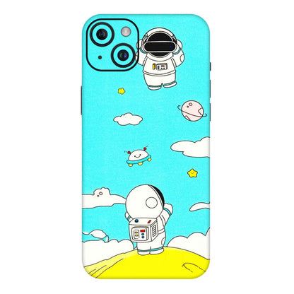 Apple iPhone Skins (All Models) - Blue Skies Astro Float - 3D Embossed Finish (L-230) iPhone 14 Plus