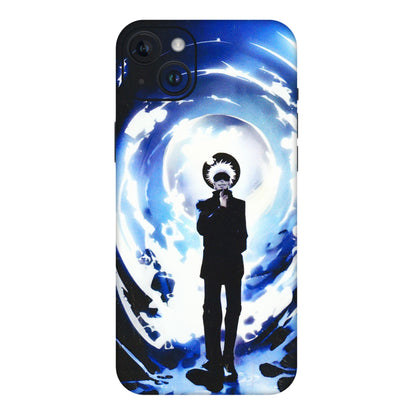 Apple iPhone Skins (All Models) - Satoru Gojo Dark Blue - 3D Embossed Finish (L-235) iPhone 14 Plus