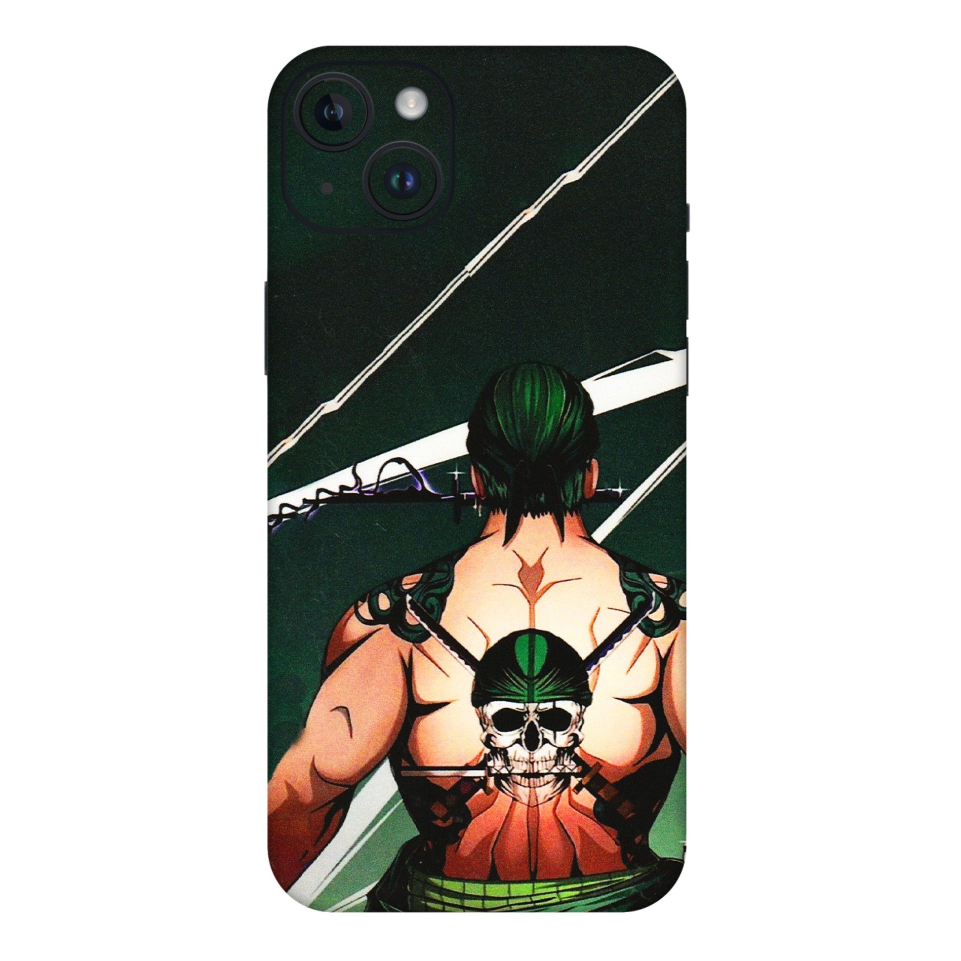 Apple iPhone Skins (All Models) - Zoro Anime - 3D Embossed Finish (L-23) iPhone 14 Plus