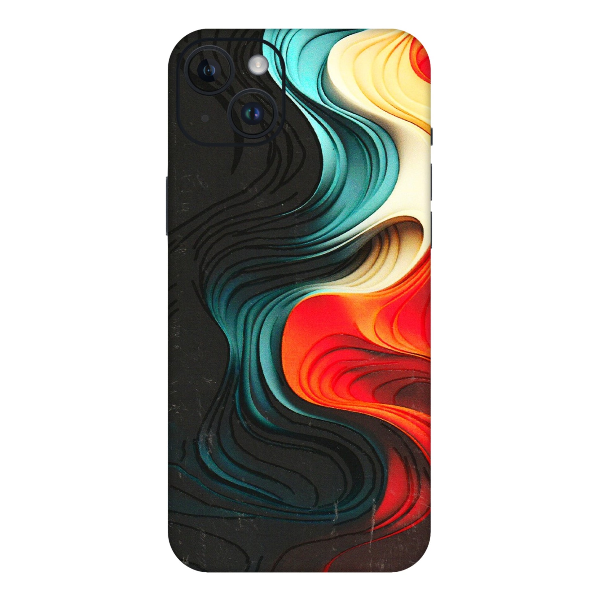 Apple iPhone Skins (All Models) - The Silky Swirl - 3D Embossed Finish (L-240) iPhone 14 Plus