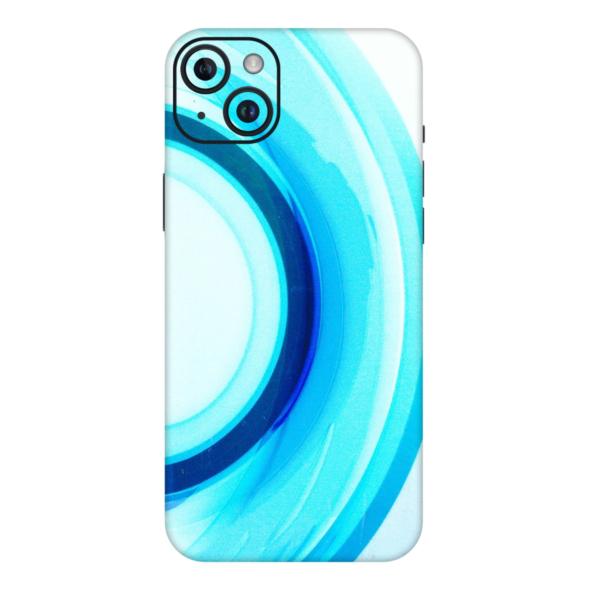 Apple iPhone Skins (All Models) - The Blue Curve - 3D Embossed Finish (L-244) iPhone 14 Plus