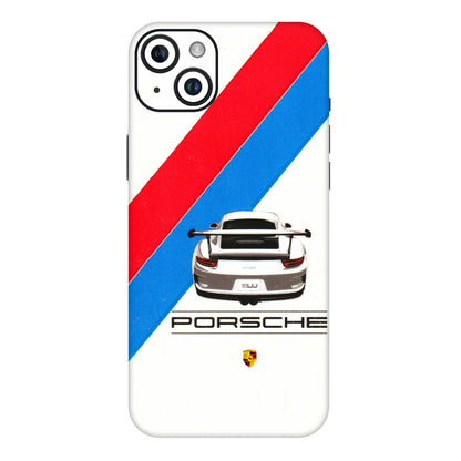 Apple iPhone Skins (All Models) - Porche Car Sober Logo - 3D Embossed Finish (L-248) iPhone 14 Plus