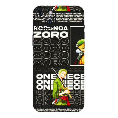 Apple iPhone Skins (All Models) - One Piece Zoro - 3D Embossed Finish (L-250) iPhone 14 Plus
