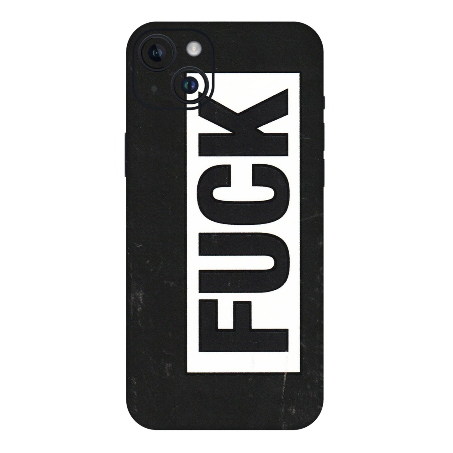 Apple iPhone Skins (All Models) - The F Word - 3D Embossed Finish (L-255) iPhone 14 Plus