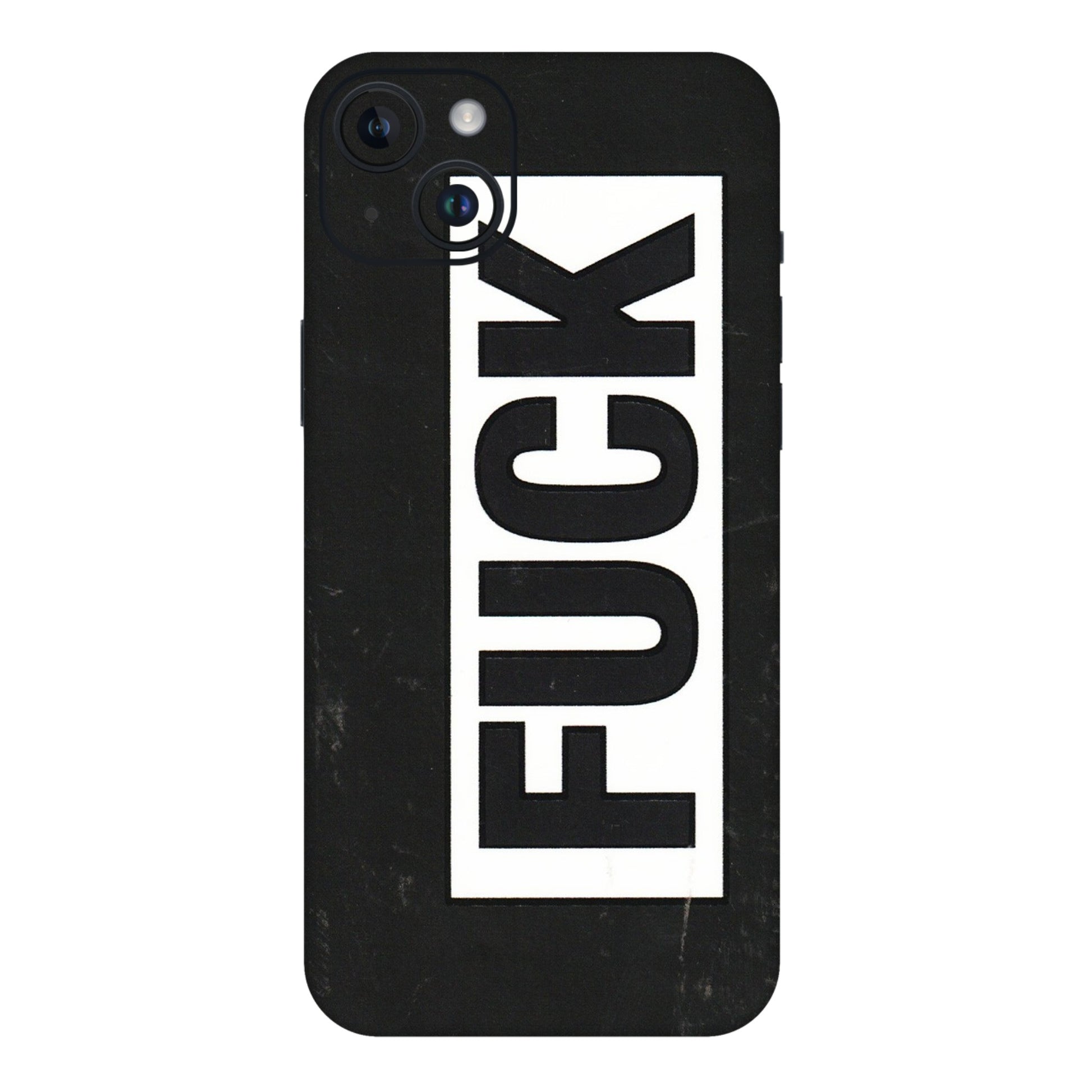 Apple iPhone Skins (All Models) - The F Word - 3D Embossed Finish (L-255) iPhone 14 Plus