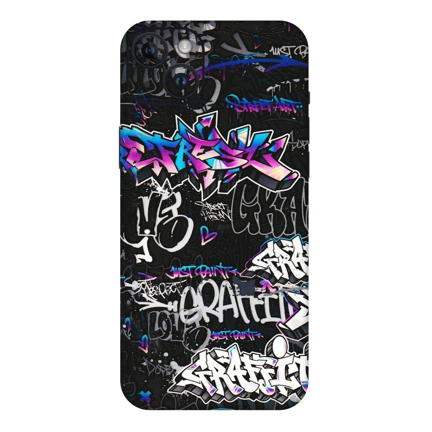 Apple iPhone Skins (All Models) - Graffiti Killer - 3D Embossed Finish (L-274) iPhone 14 Plus