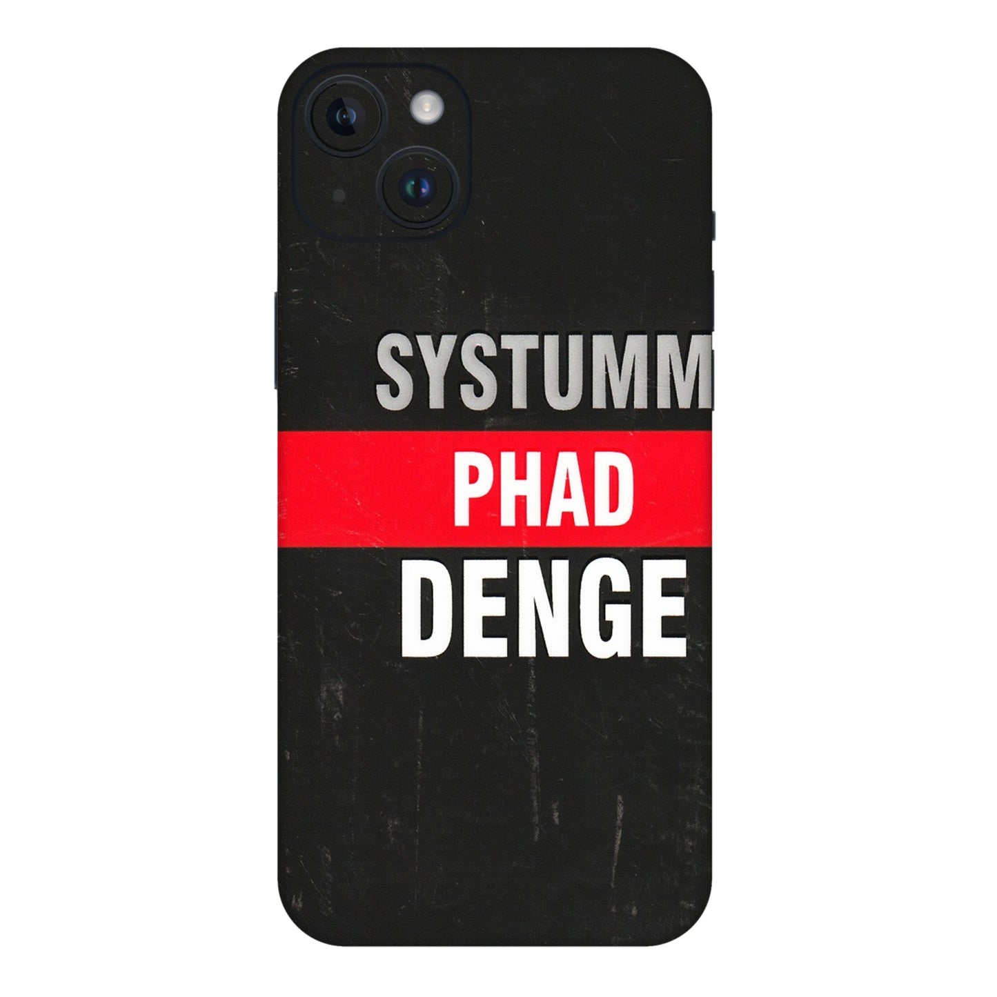 Apple iPhone Skins (All Models) - Systumm Phad Denge - 3D Embossed Finish (L-278) iPhone 14 Plus