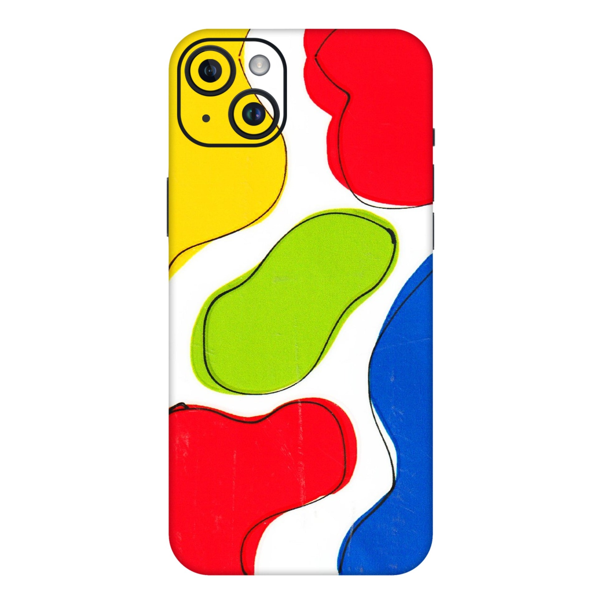 Apple iPhone Skins (All Models) - RGB Colour Paint - 3D Embossed Finish (L-284) iPhone 14 Plus