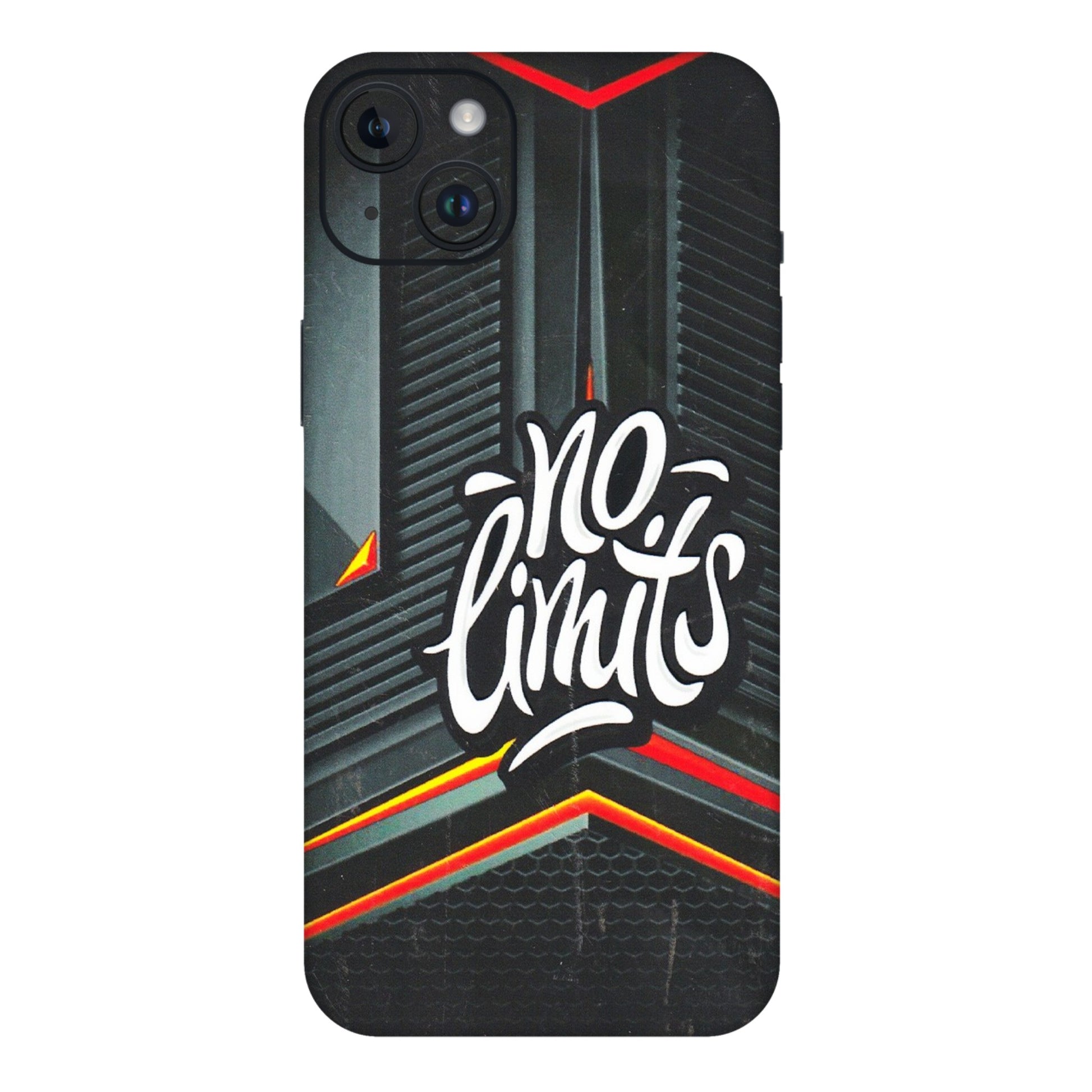 Apple iPhone Skins (All Models) - No Limits - 3D Embossed Finish (L-286) iPhone 14 Plus