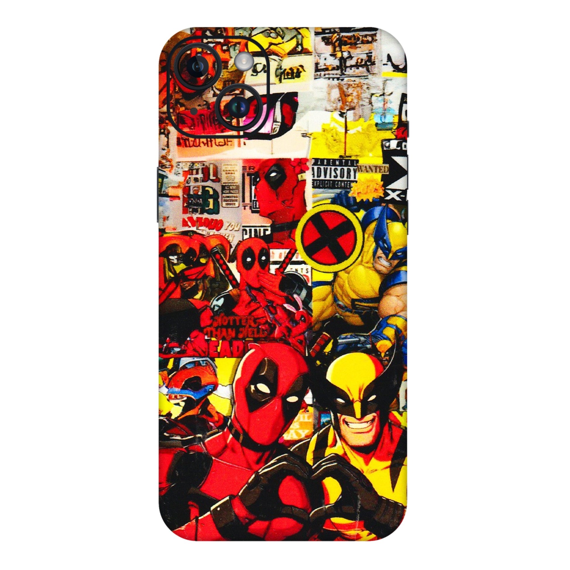 Apple iPhone Skins (All Models) - Spidy Wolverine - 3D Embossed Finish (L-310) iPhone 14 Plus