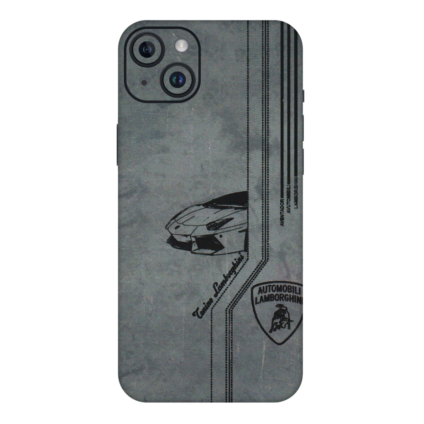 Apple iPhone Skins (All Models) - New Lamborgini Aventador - 3D Embossed Finish (L-321) iPhone 14 Plus