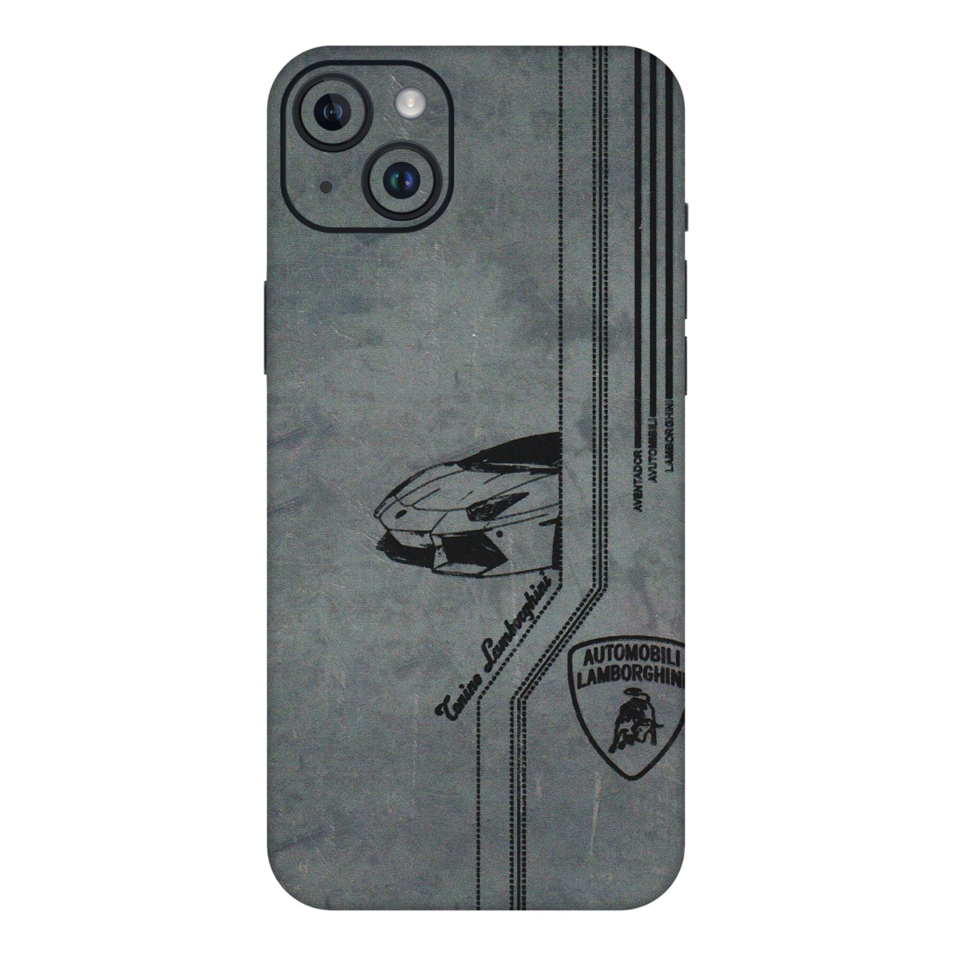 Apple iPhone Skins (All Models) - New Lamborgini Aventador - 3D Embossed Finish (L-321) iPhone 14 Plus