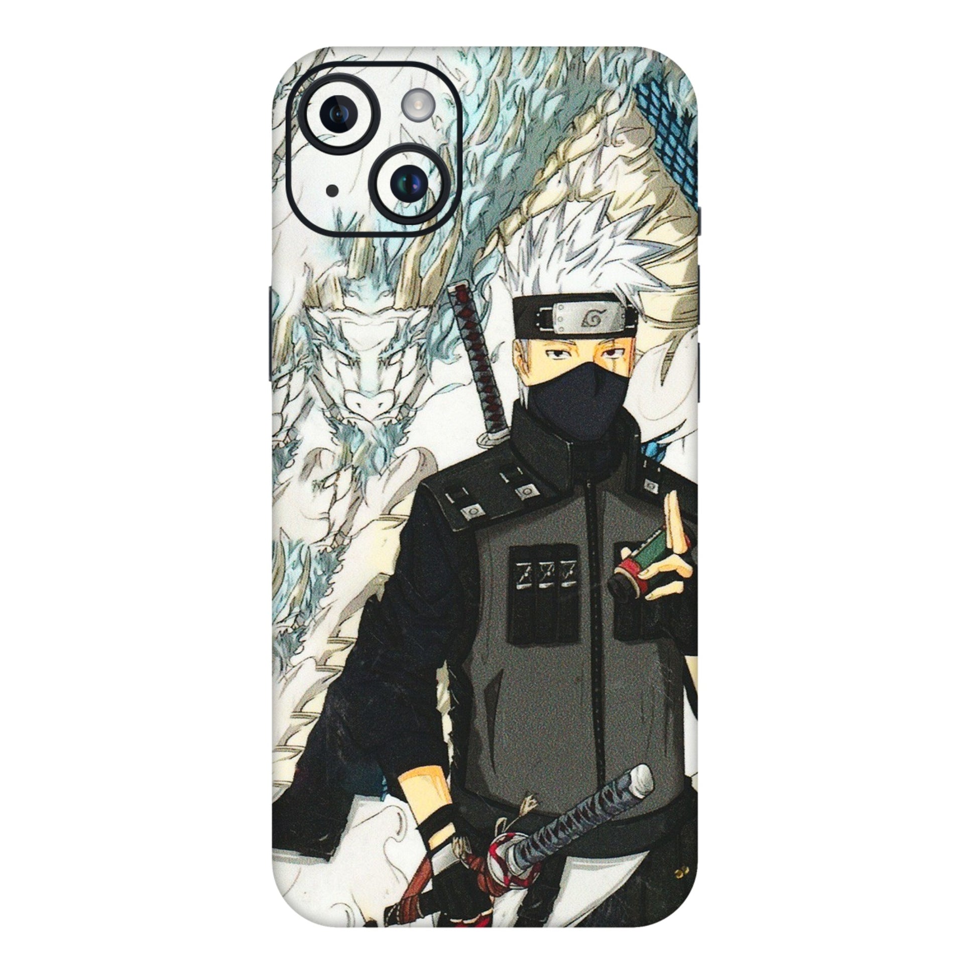 Apple iPhone Skins (All Models) - Kakashi Hatake Naruto Anime - 3D Embossed Finish (L-46) iPhone 14 Plus