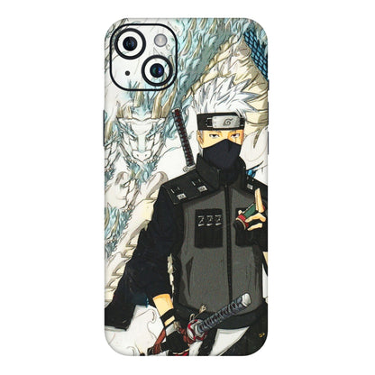Apple iPhone Skins (All Models) - Kakashi Hatake Naruto Anime - 3D Embossed Finish (L-46) iPhone 14 Plus
