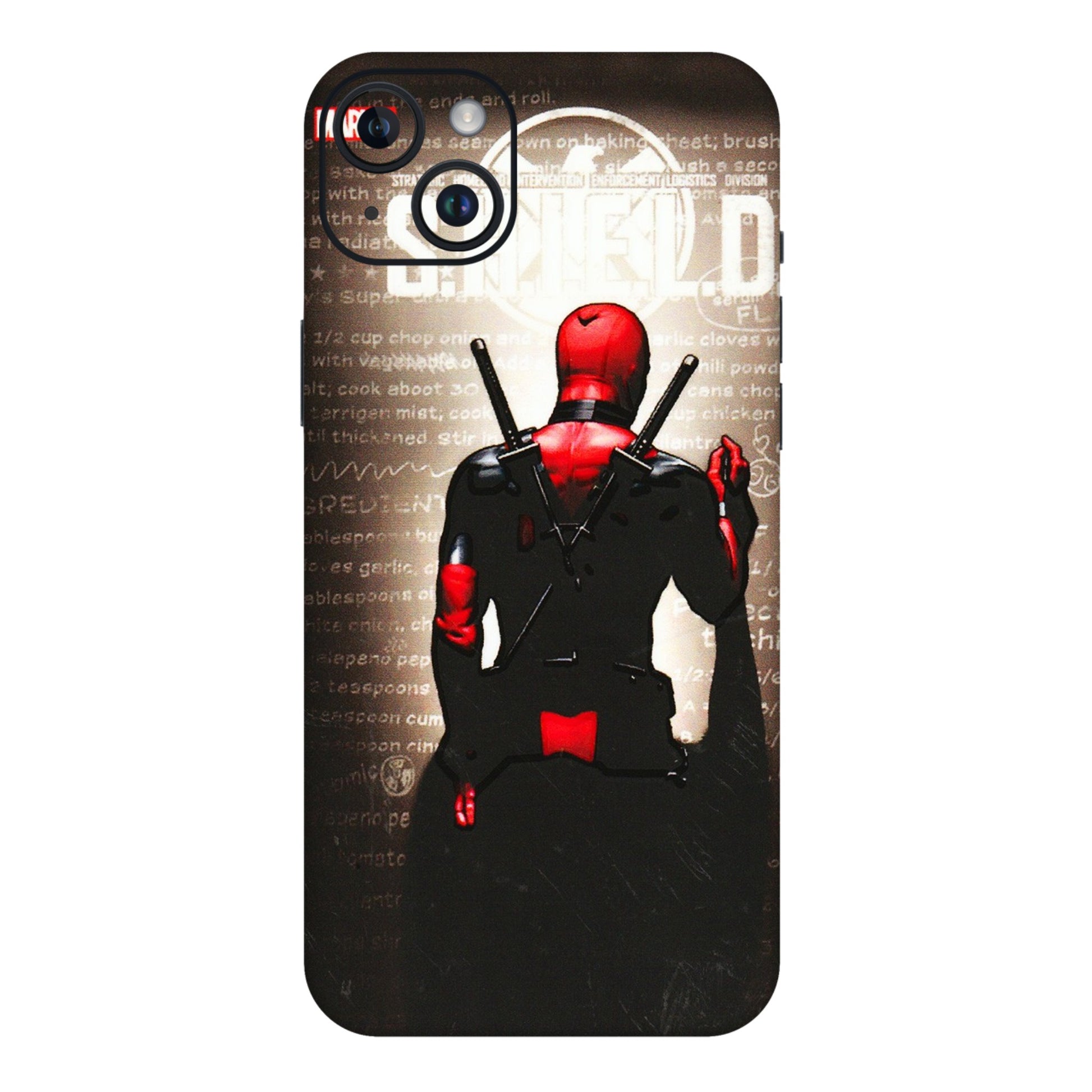 Apple iPhone Skins (All Models) - Deadpool - 3D Embossed Finish (L-56) iPhone 14 Plus