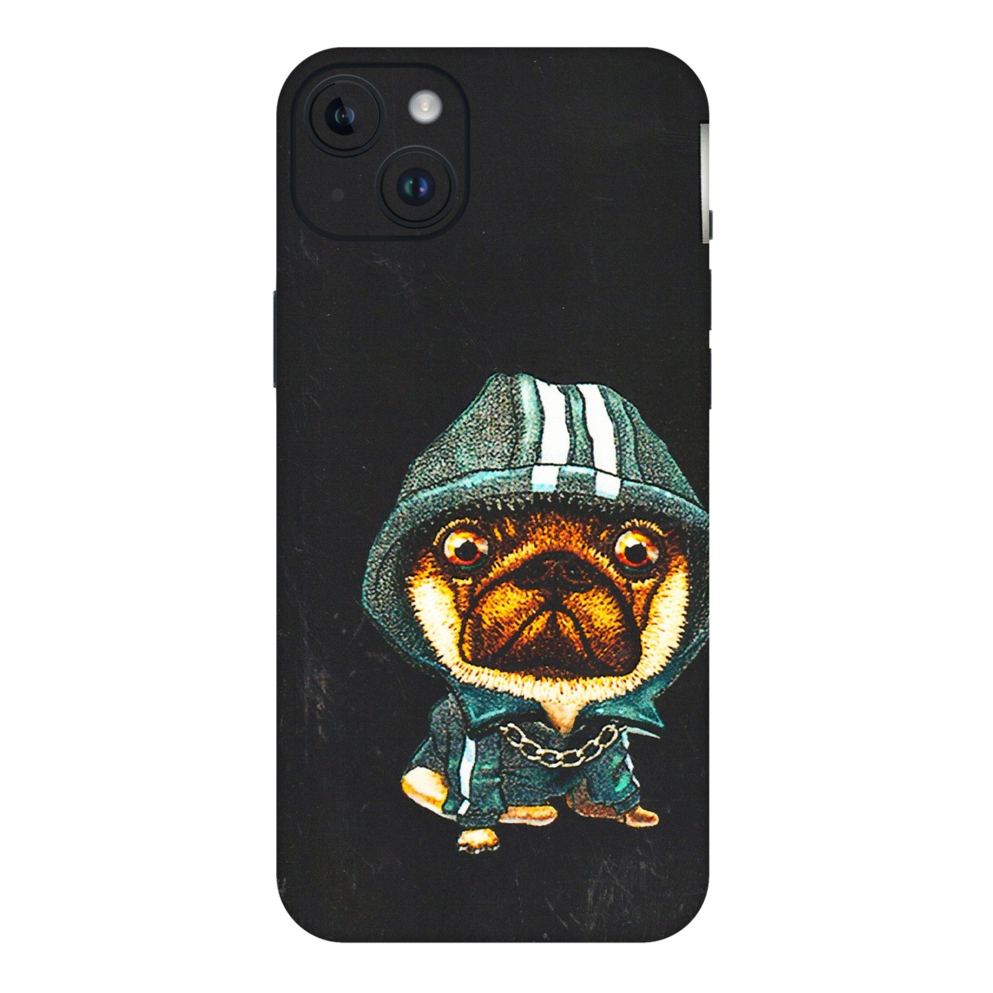 Apple iPhone Skins (All Models) - Puppy N Hoodie - 3D Embossed Finish (L-90) iPhone 14 Plus