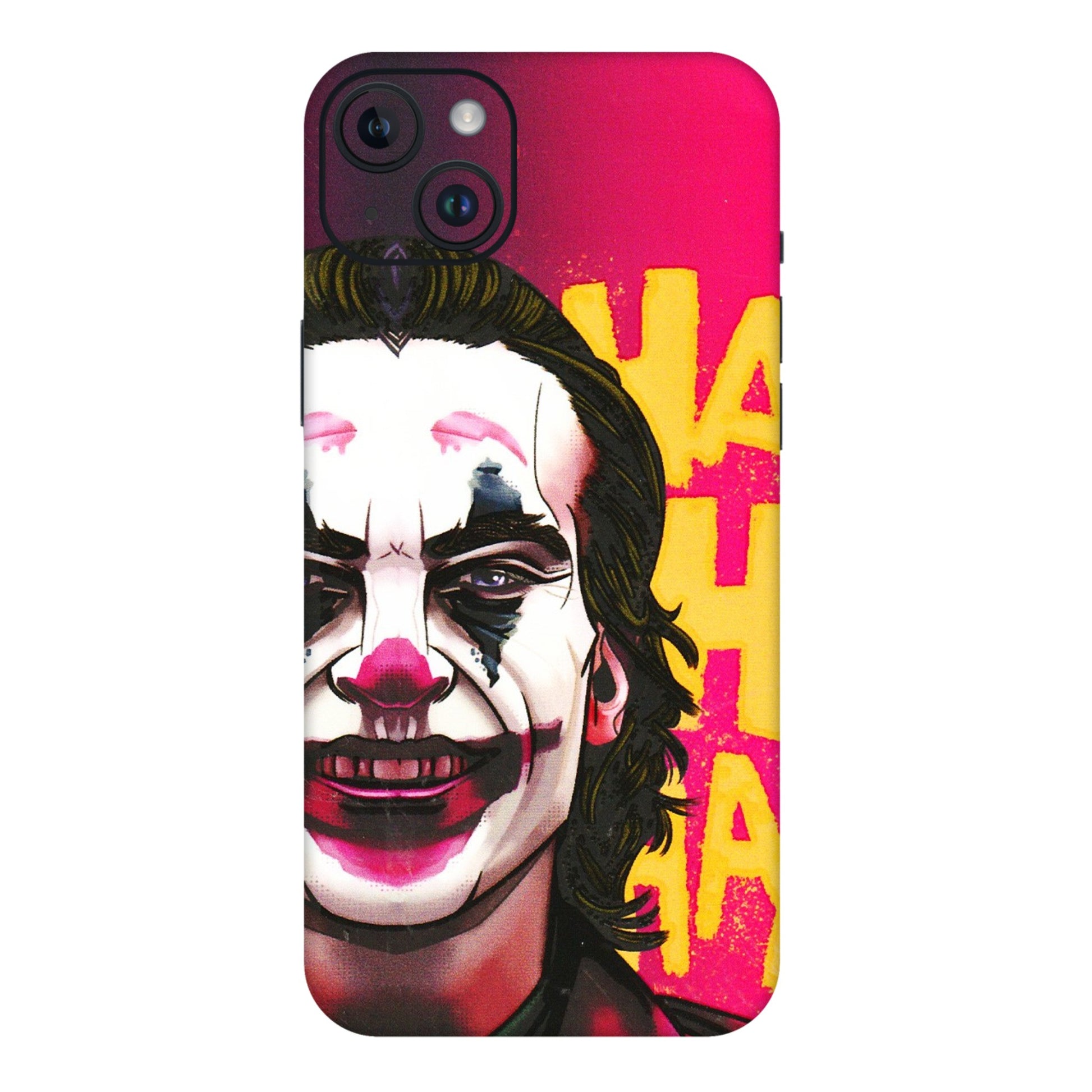 Apple iPhone Skins (All Models) - Joker Evil Laugh - 3D Embossed Finish (L-97) iPhone 14 Plus