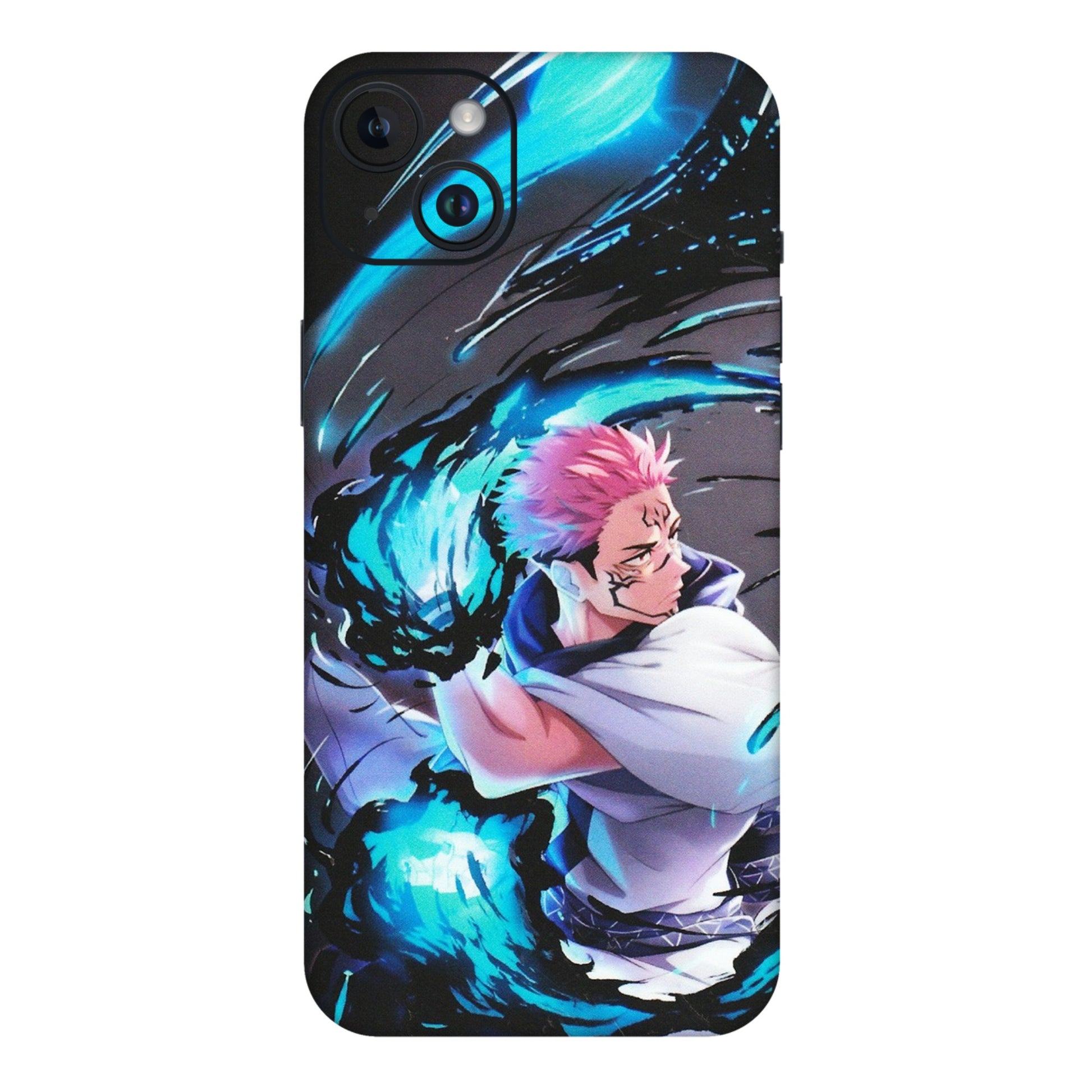 Apple iPhone Skins (All Models) - New Jujutsu Kaisen Grey Blue Anime - Matte Finish (M-127) iPhone 14 Plus