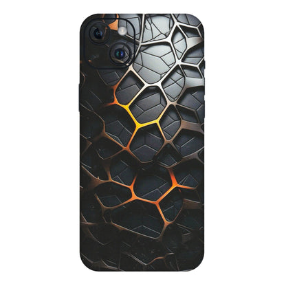 Apple iPhone Skins (All Models) - New Abstract Graphite Tiles - Matte Finish (M-130) iPhone 14 Plus