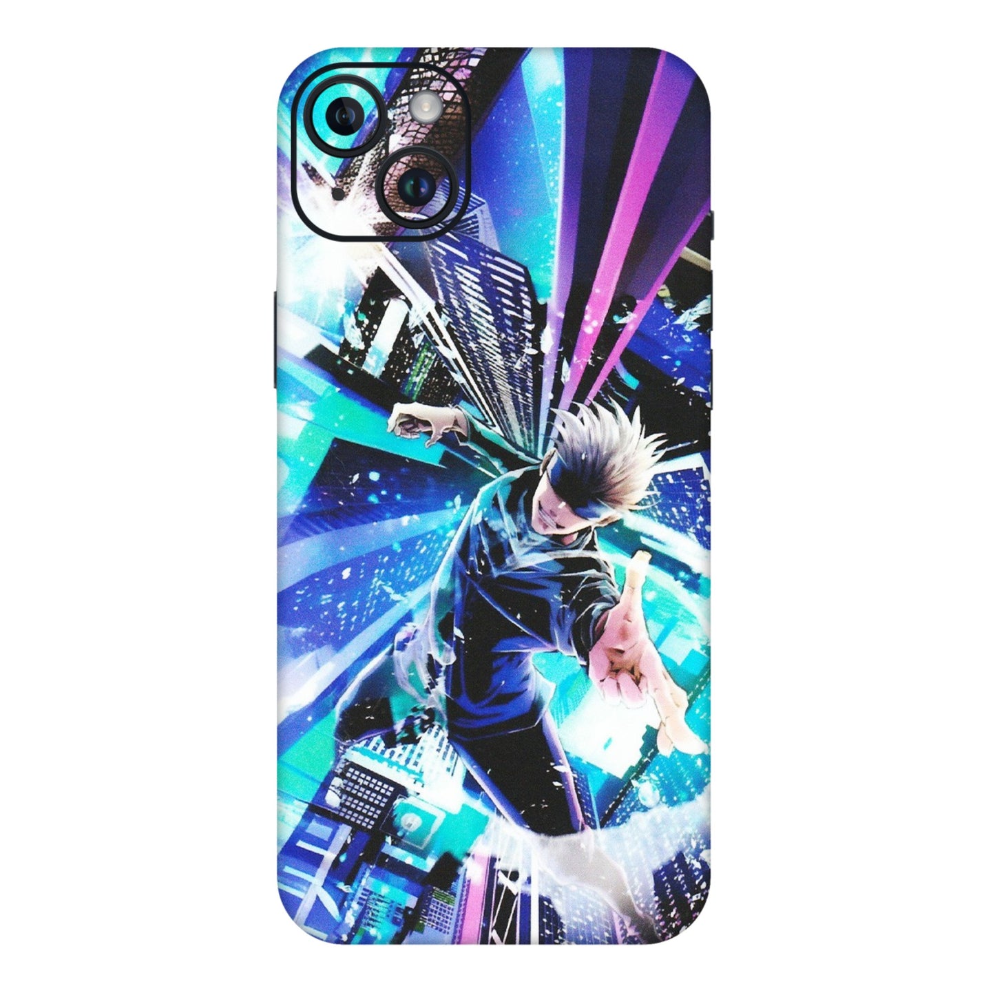 Apple iPhone Skins (All Models) - Manga Action Jujustu Kaisen Anime - Matte Finish (M-155) iPhone 14 Plus