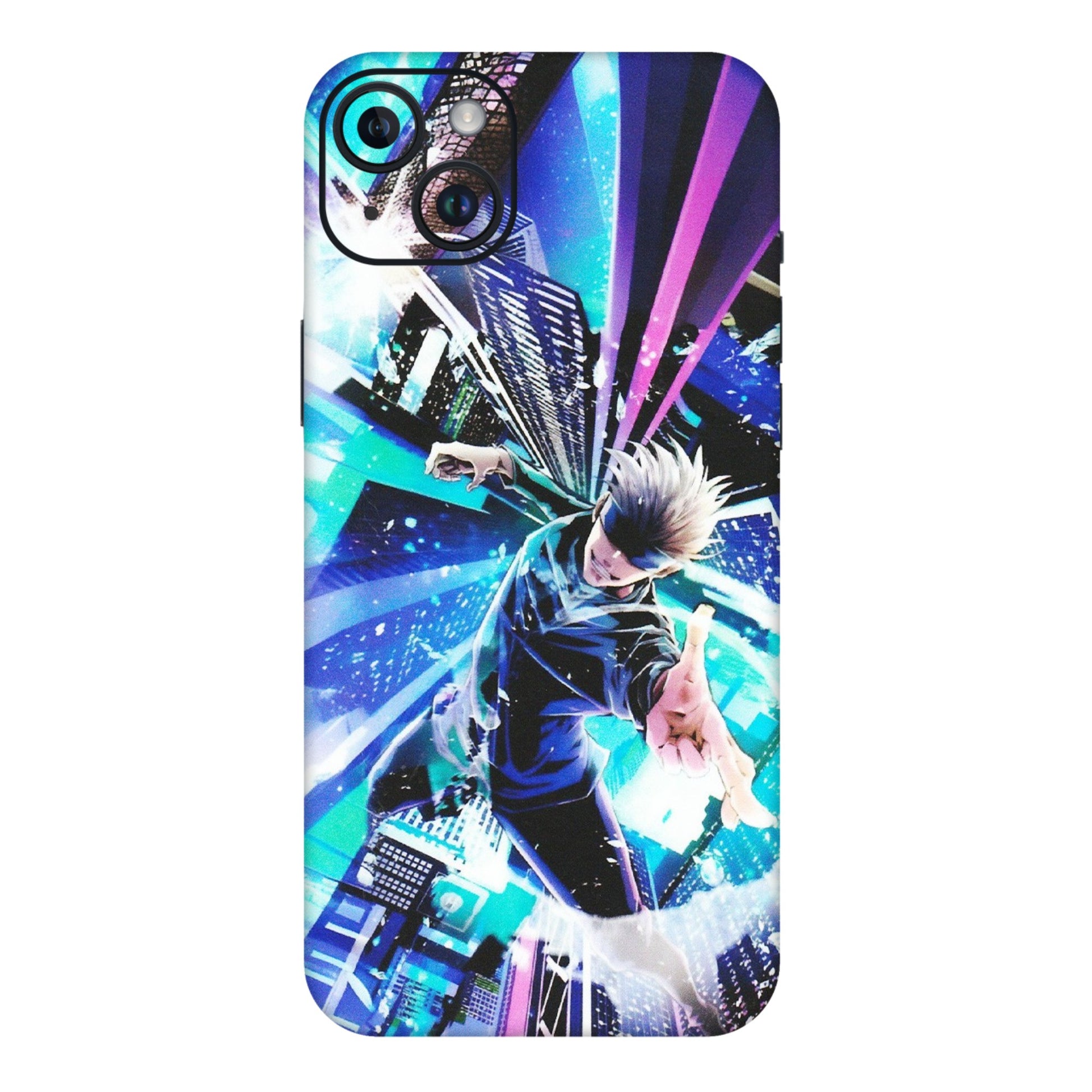 Apple iPhone Skins (All Models) - Manga Action Jujustu Kaisen Anime - Matte Finish (M-155) iPhone 14 Plus