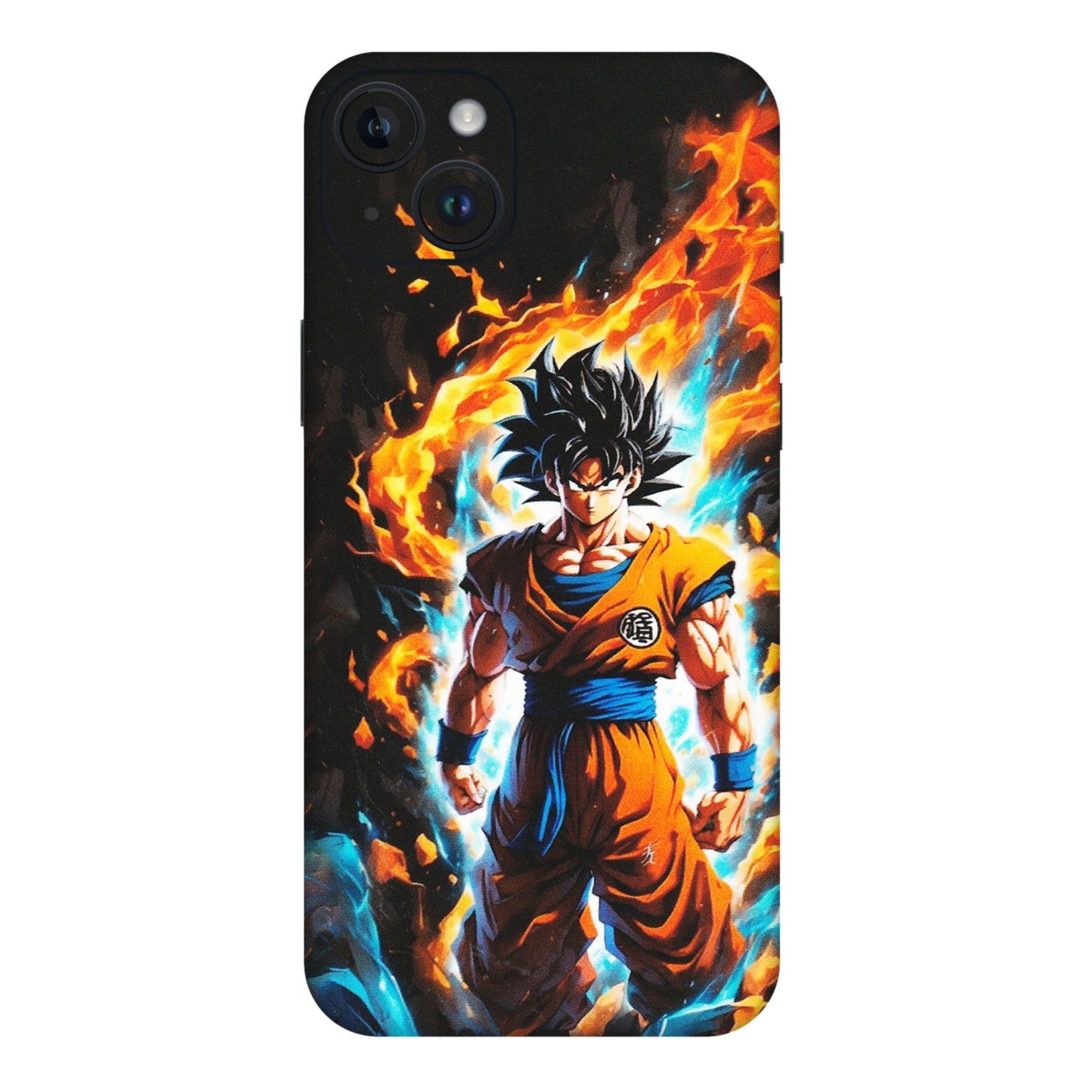 Apple iPhone Skins (All Models) - Goku Transformation Anime - Matte Finish (M-159) iPhone 14 Plus
