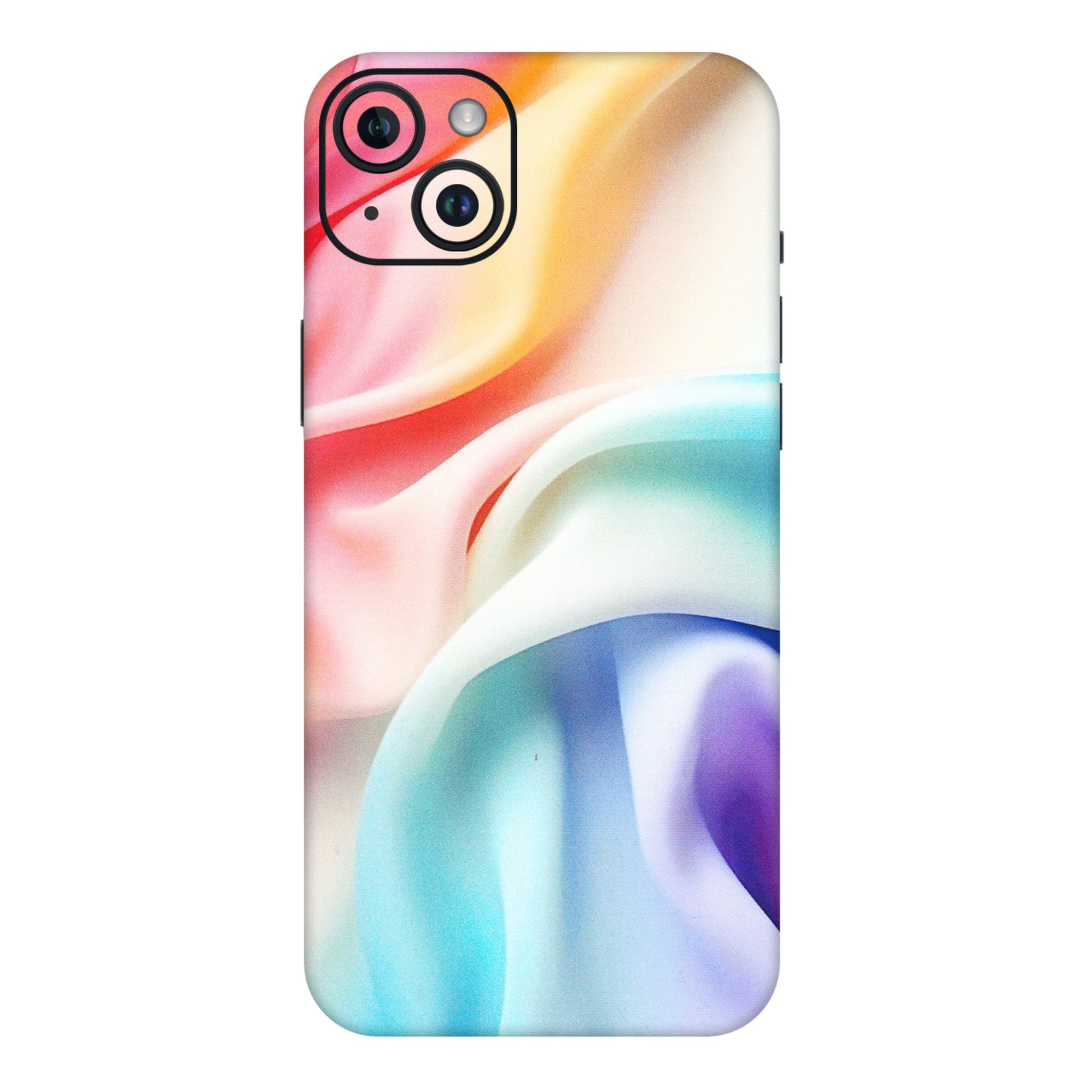 Apple iPhone Skins (All Models) - Colourful Silk Cloth - Matte Finish (M-165) iPhone 14 Plus