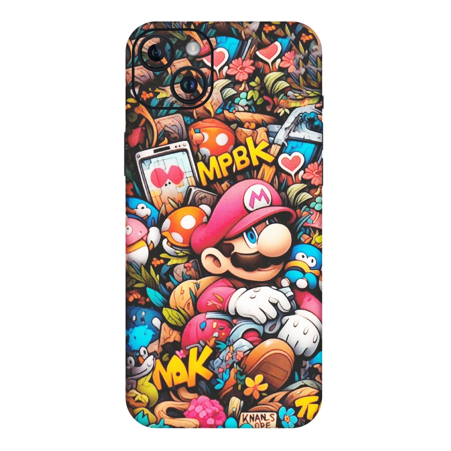Apple iPhone Skins (All Models) - Super Mario Bros Artistic - Matte Finish (M-173) iPhone 14 Plus