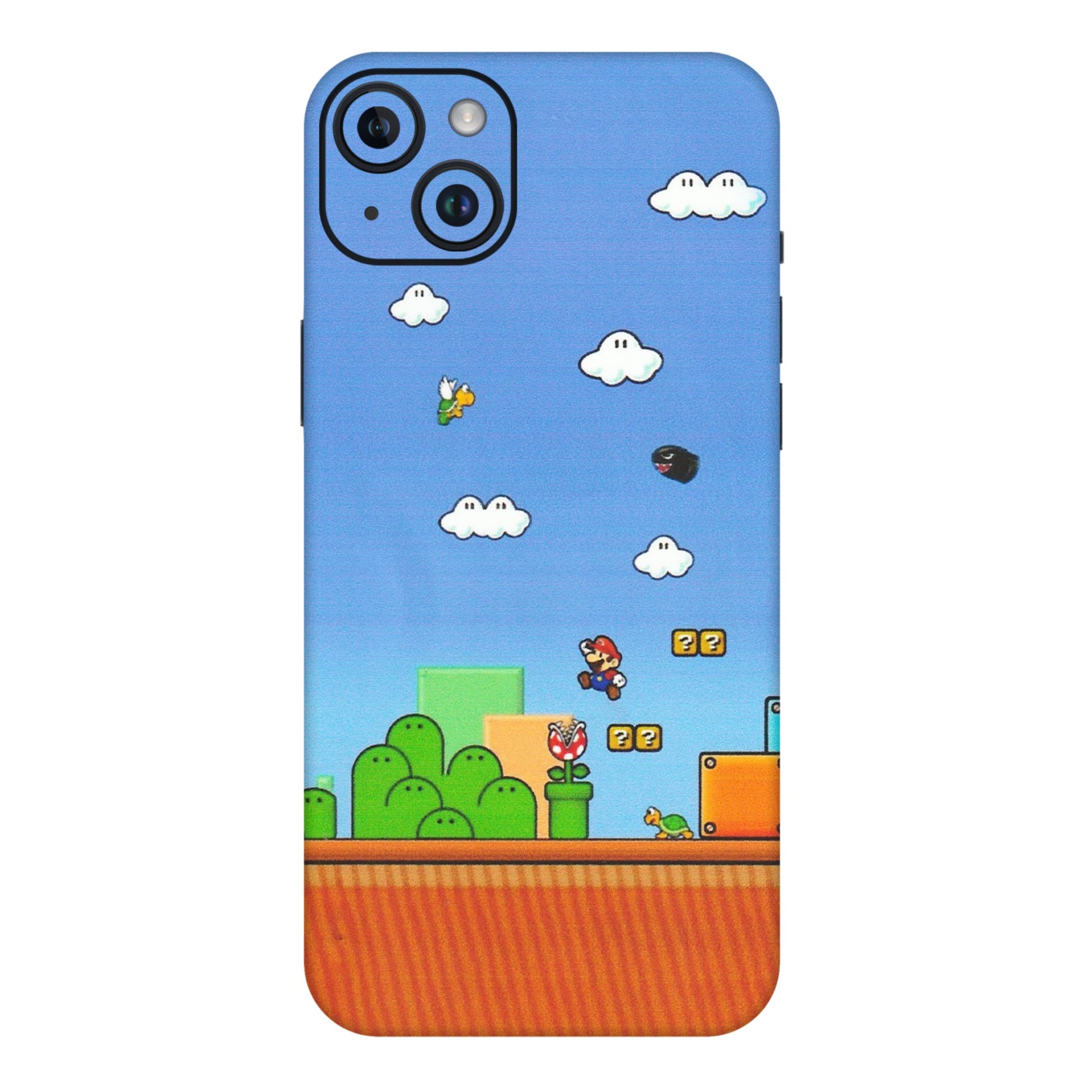 Apple iPhone Skins (All Models) - Mario Game Scene - Matte Finish (M-24) iPhone 14 Plus